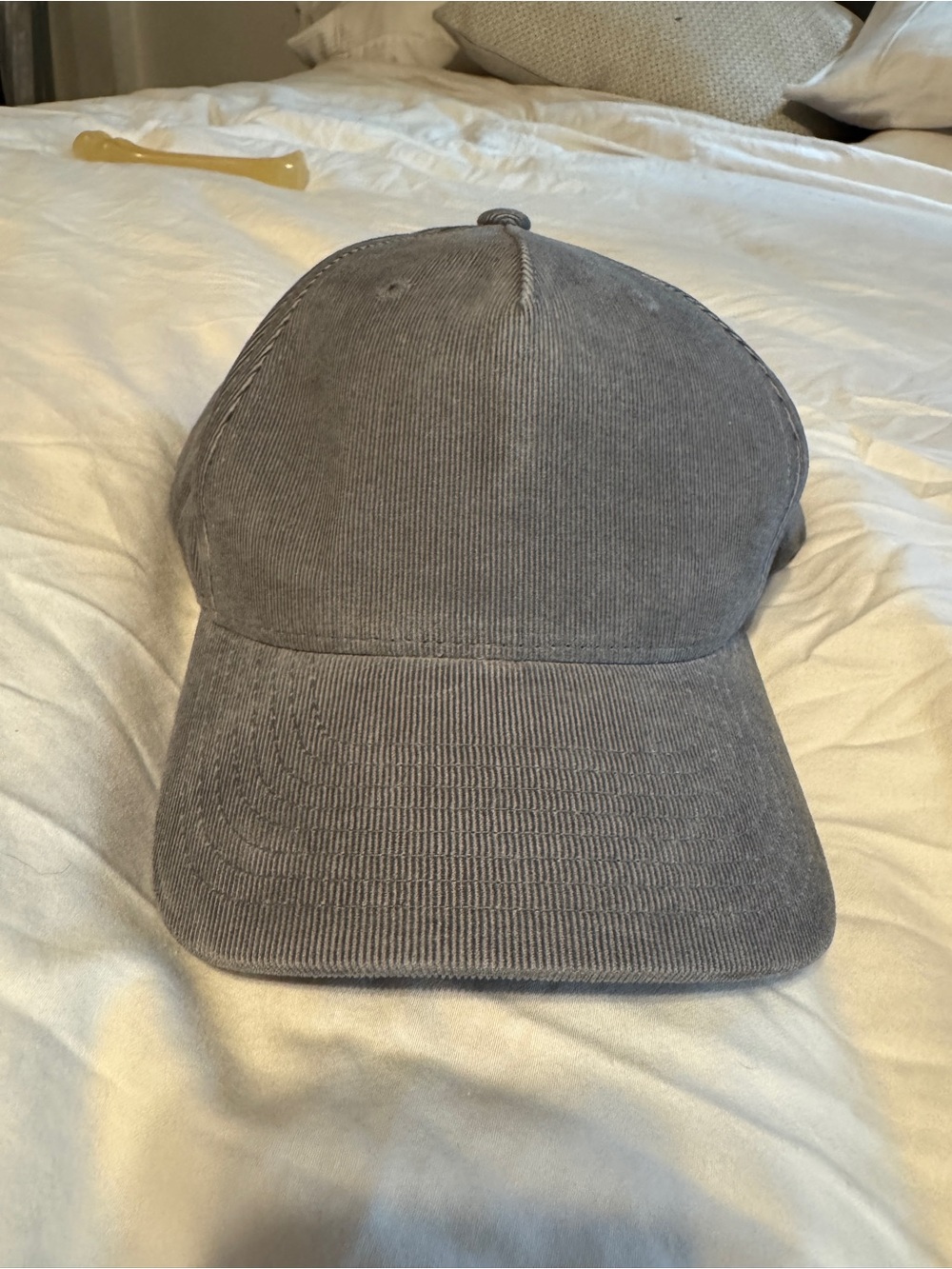 Travis Matthew Men's Gray Corduroy Baseball Cap